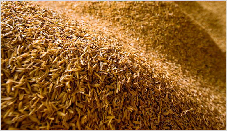 Rice husks and straws are transformed into biomass briquettes!
